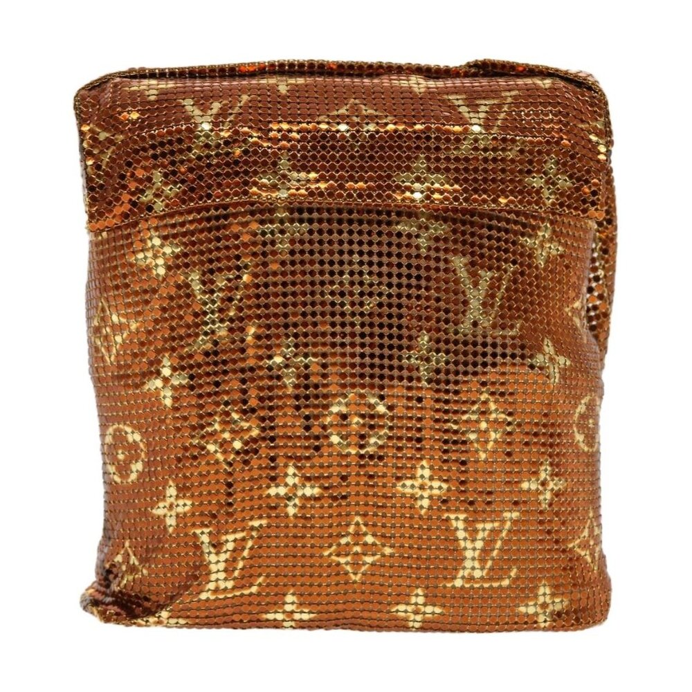 LOUIS VUITTON Monogram Mesh Frances Shoulder Bag Sequin M92287 LV Auth 44524SM